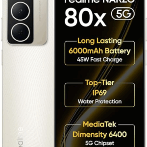 realme NARZO 80x 5G Sunlit Gold